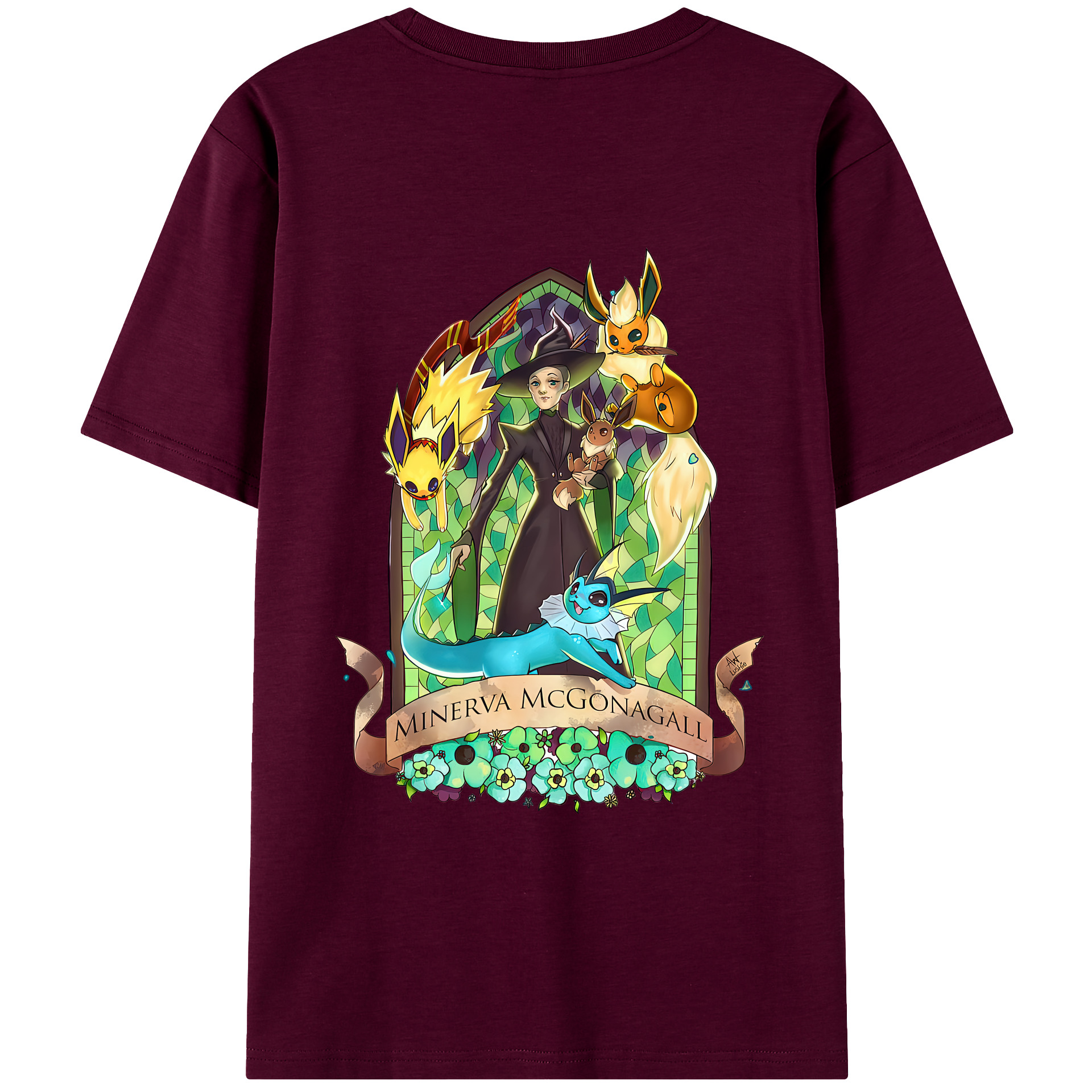 （画像用） Harry Potter ハリー・ポッターシリーズ レディース半袖Tシャツ(バックプリント)